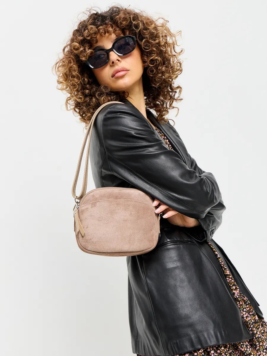 Сумка кросс-боди OMI bags натуральная кожа коричневый купить,NaN