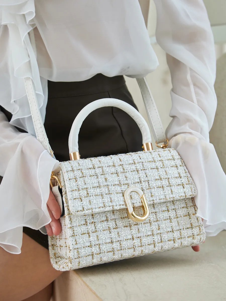Сумка кросс-боди ELNIKS BAGS экокожа белый купить,NaN