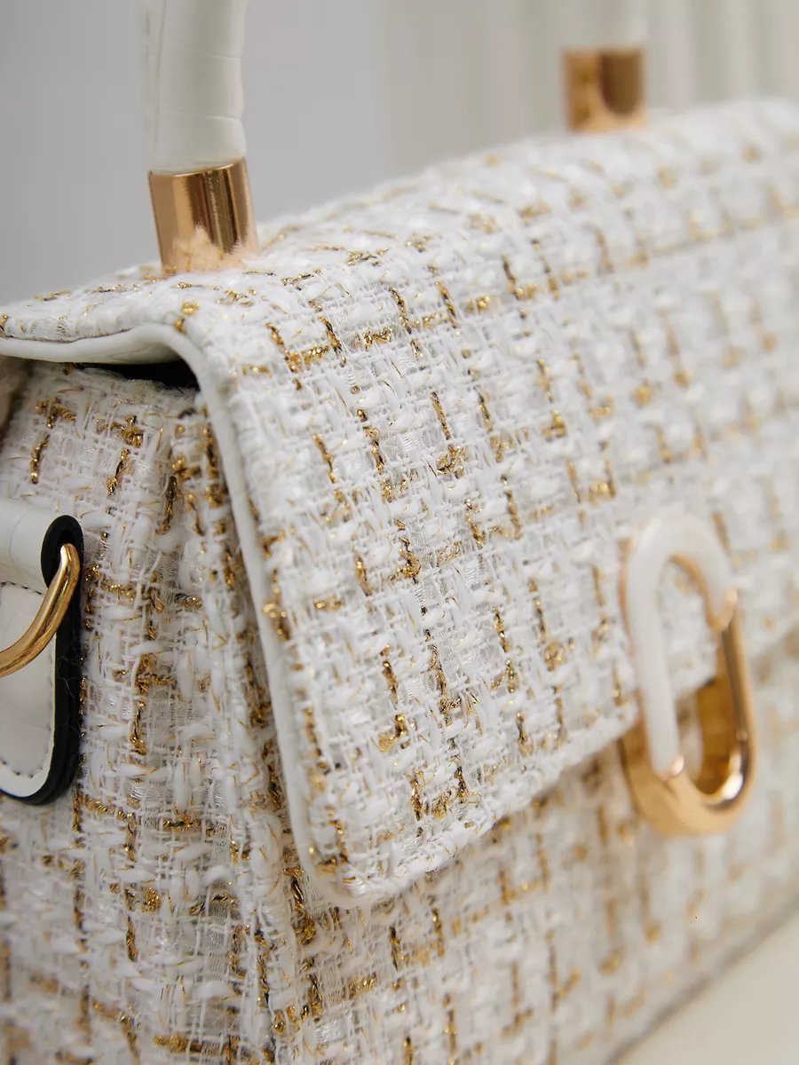 Сумка кросс-боди ELNIKS BAGS экокожа белый купить,NaN