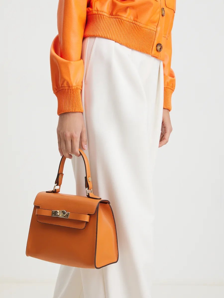 Мини-сумка Tendance экокожа оранжевый купить,NaN