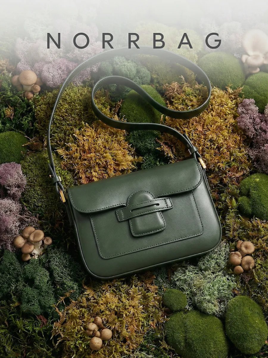 Сумка кросс-боди NORRBAG натуральная кожа зеленый купить,NaN