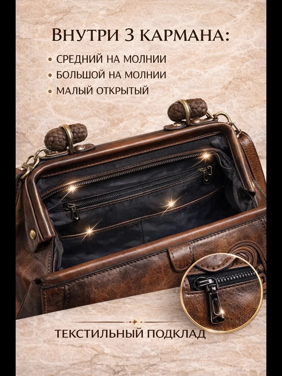 Мини-сумка del'Moro хлопок серый купить,NaN