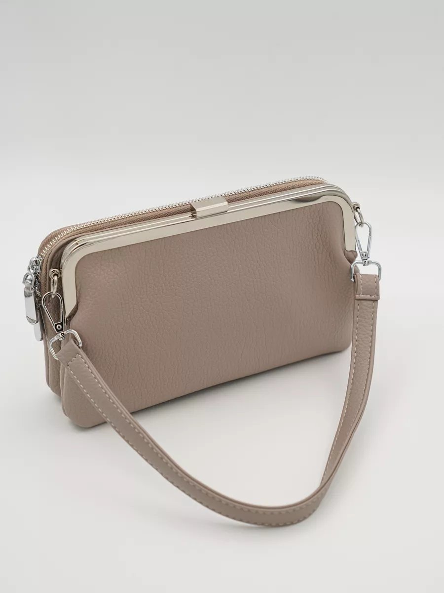 Сумка кросс-боди Doriline экокожа бежевый купить,NaN