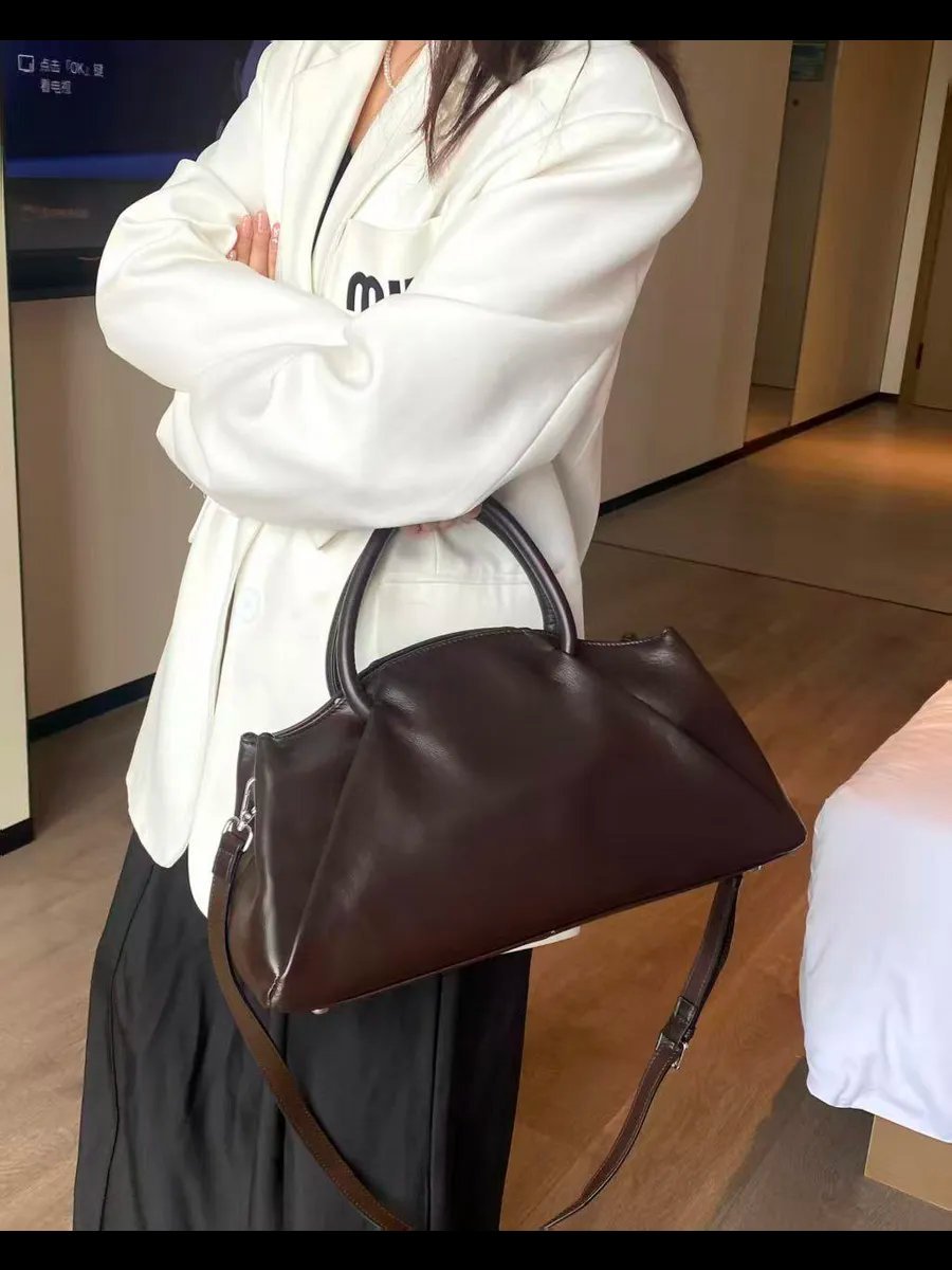 Мини-сумка A&U BAGS натуральная кожа коричневый купить,NaN