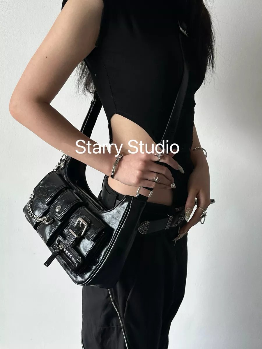 Мини-сумка Starry Studio искусственная кожа черный купить,NaN