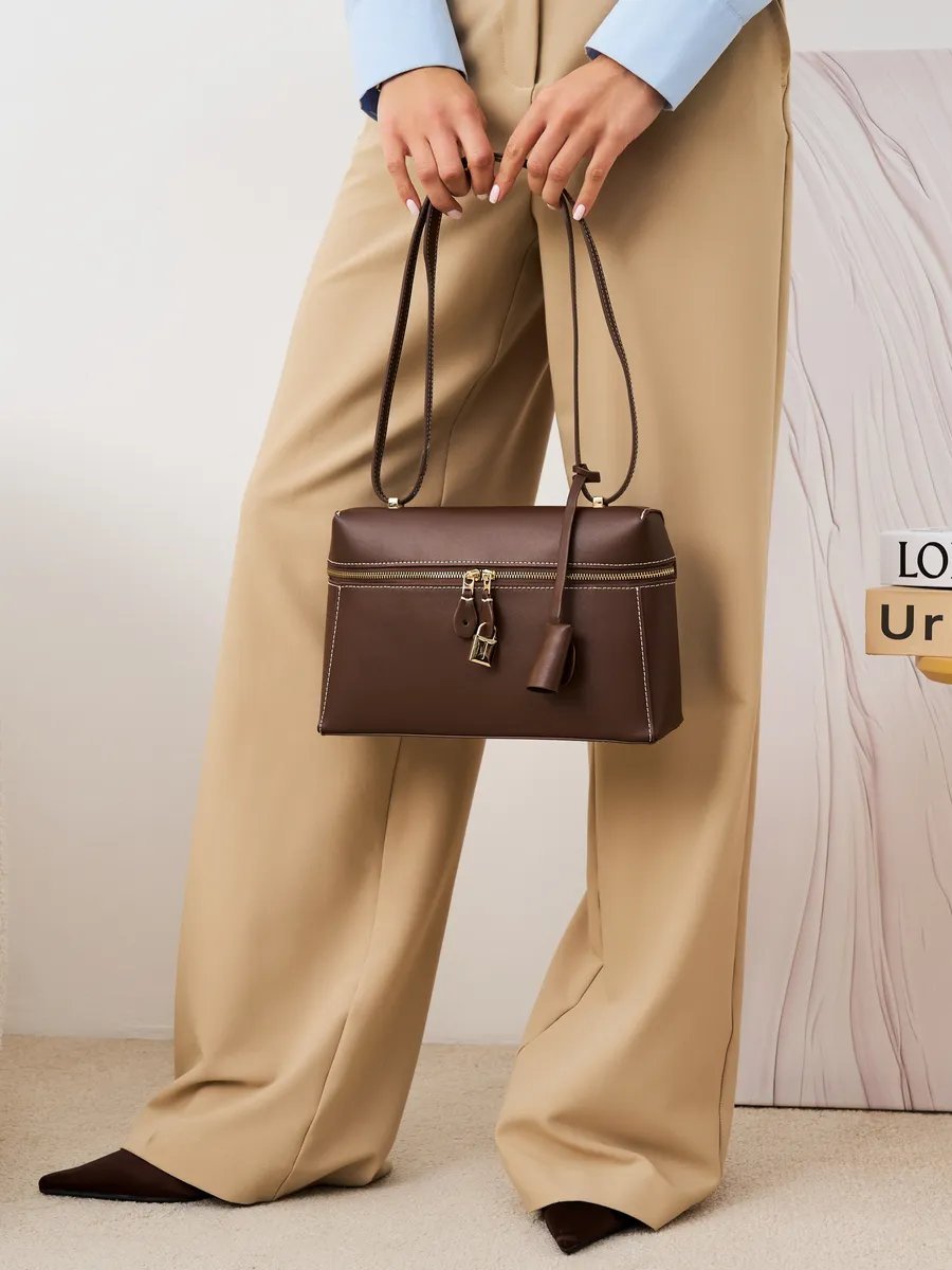 Сумка кросс-боди VivaLaBag натуральная кожа коричневый купить,NaN