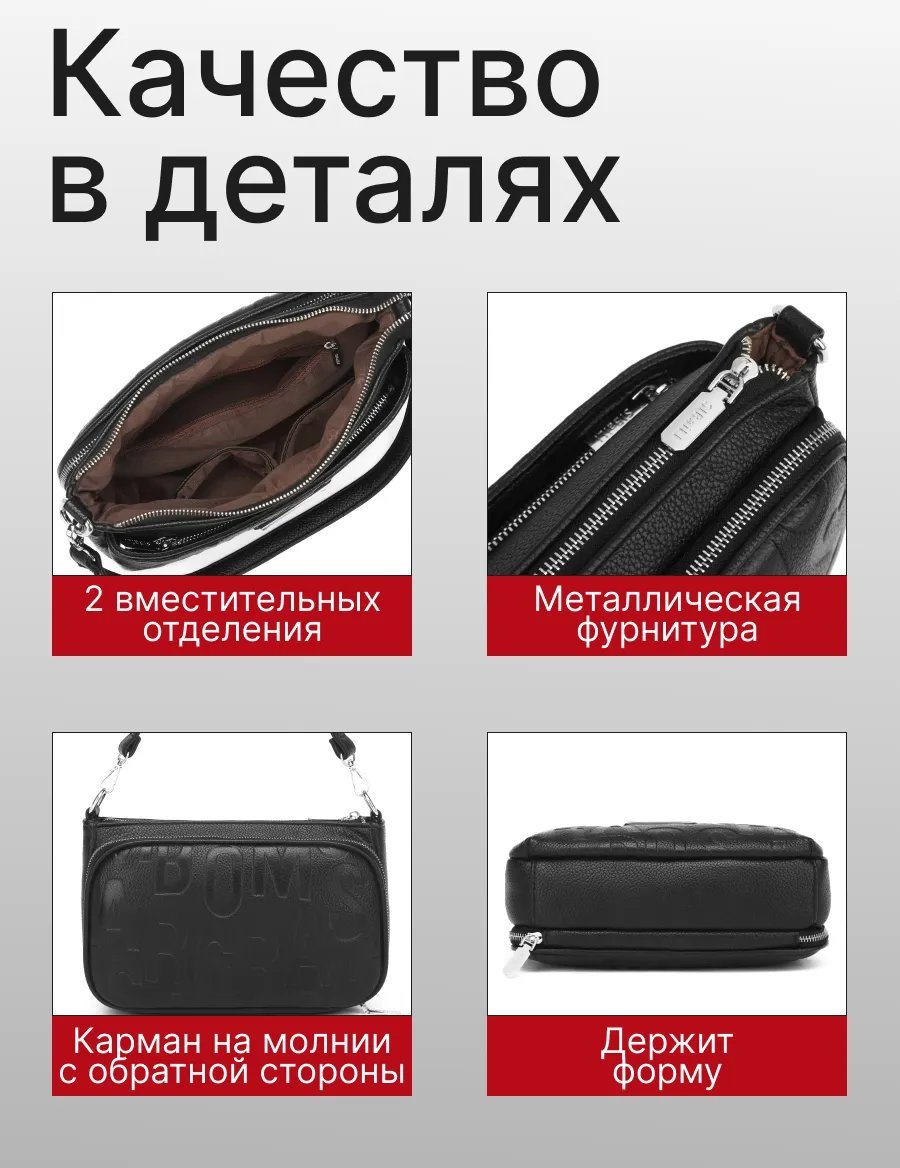 Сумка кросс-боди MiniBags экокожа бежевый купить,NaN