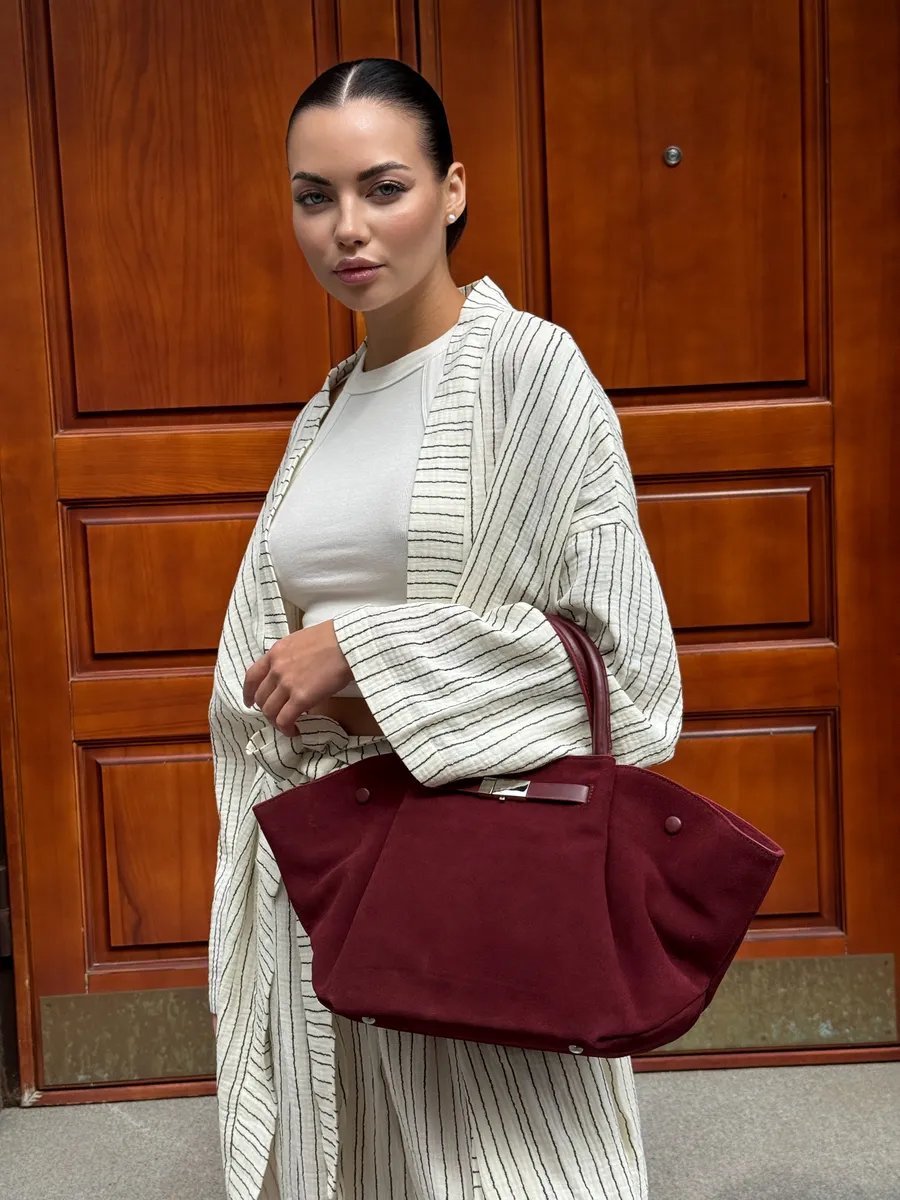 Мини-сумка Pularia Fashion натуральная кожа красный купить,NaN