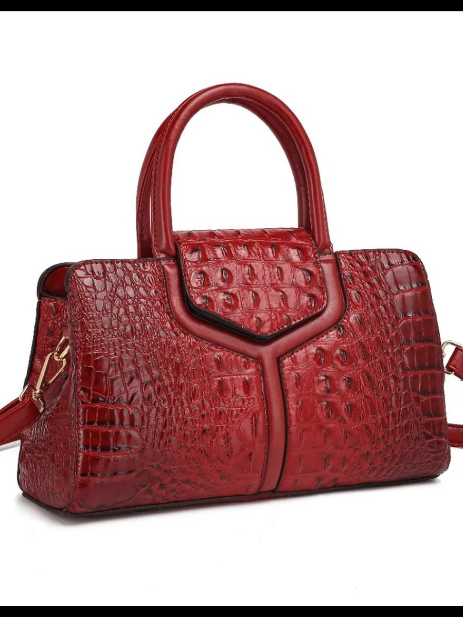 Сумка кросс-боди Lee-Bags экокожа красный купить,NaN
