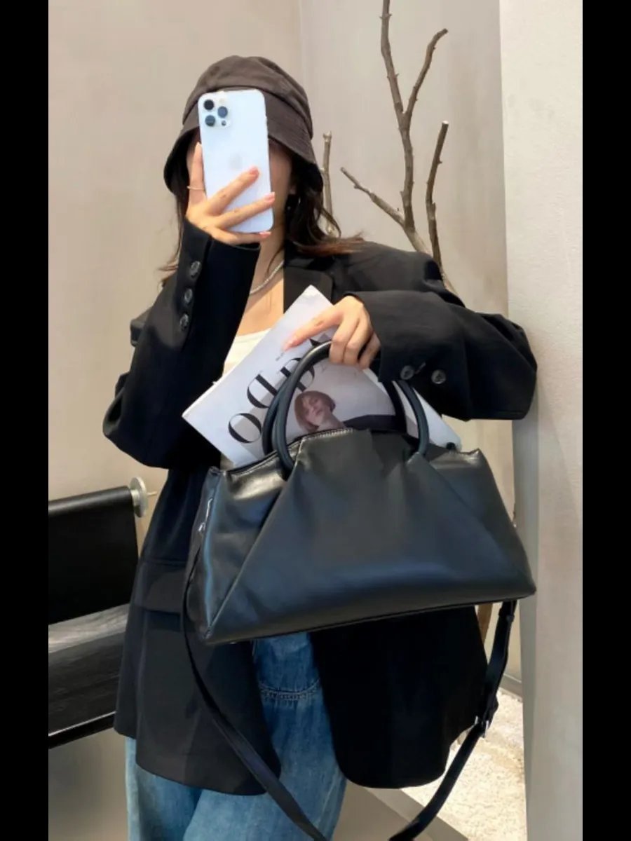 Мини-сумка A&U BAGS натуральная кожа черный купить,NaN