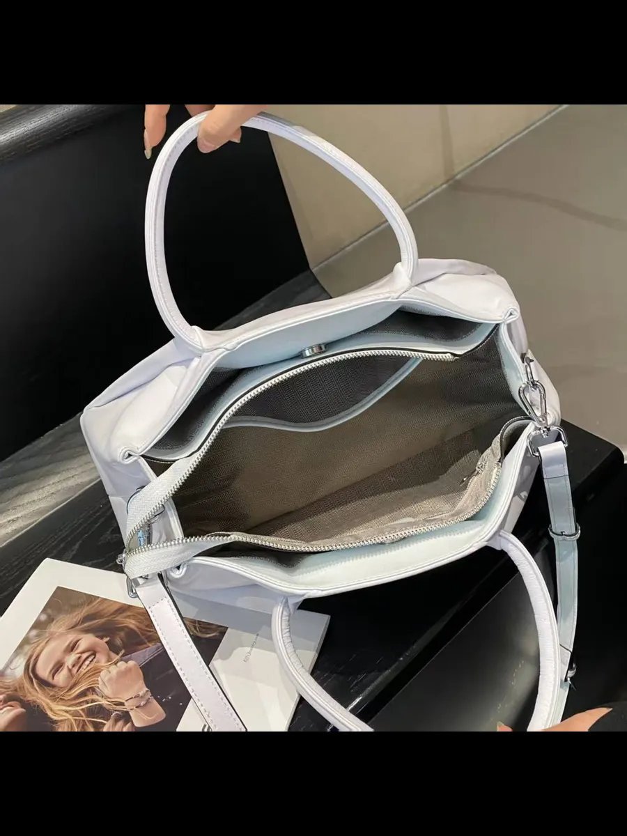 Мини-сумка A&U BAGS натуральная кожа белый купить,NaN