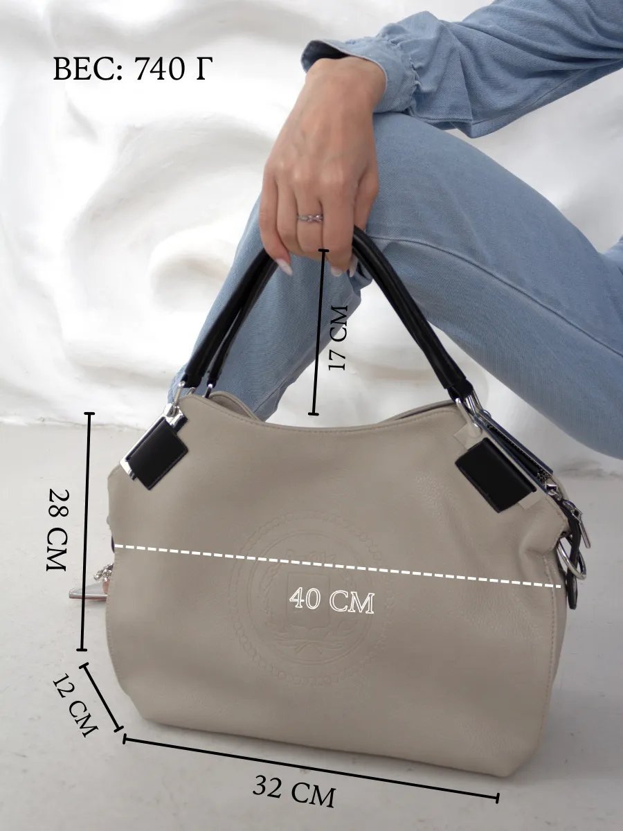 Мини-сумка Lebella экокожа серый купить,NaN