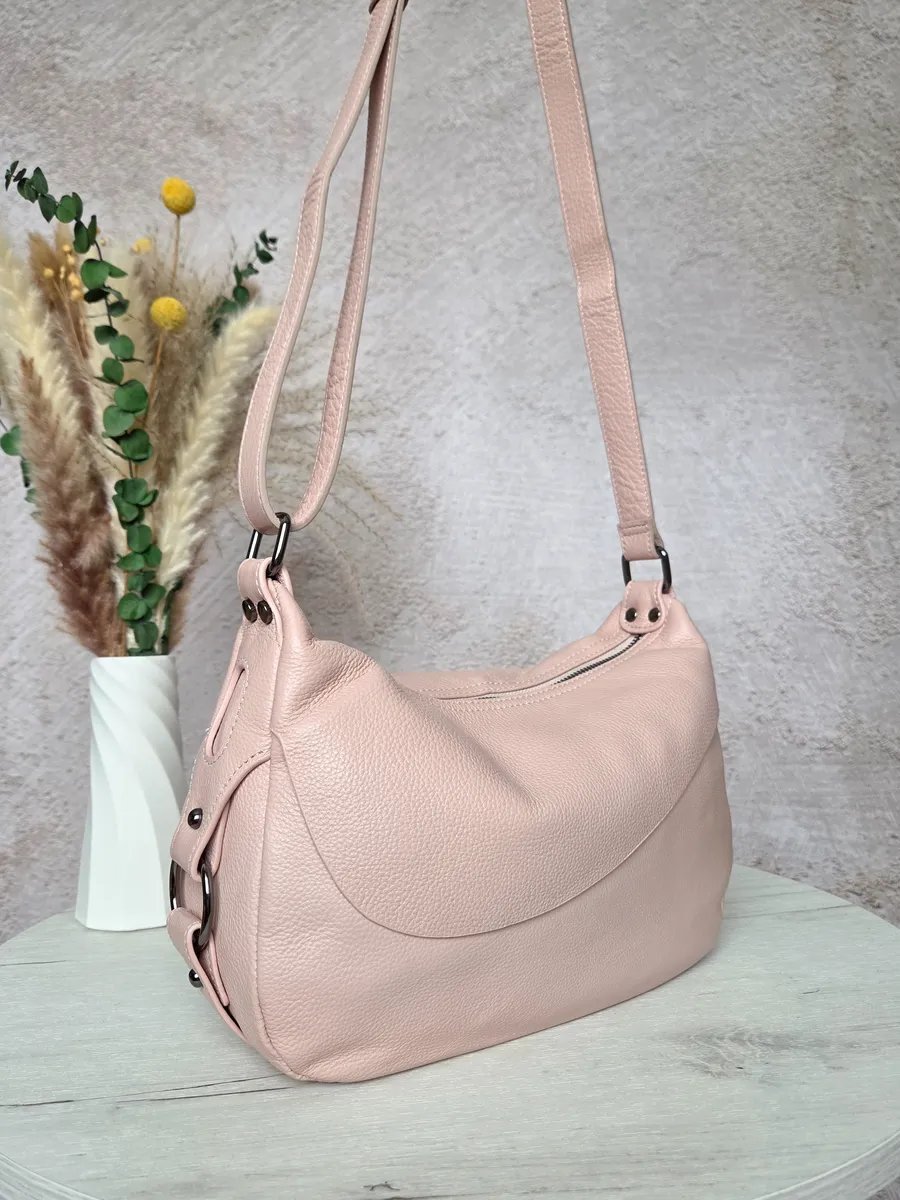 Сумка кросс-боди FEELBAGS натуральная кожа бежевый купить,NaN