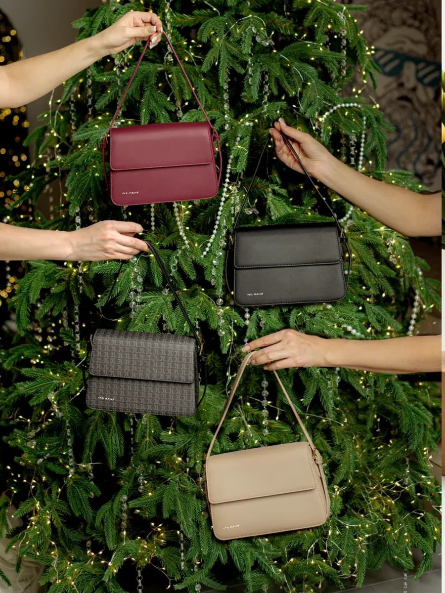 Сумка кросс-боди PIXI BAGS экокожа черный купить,NaN