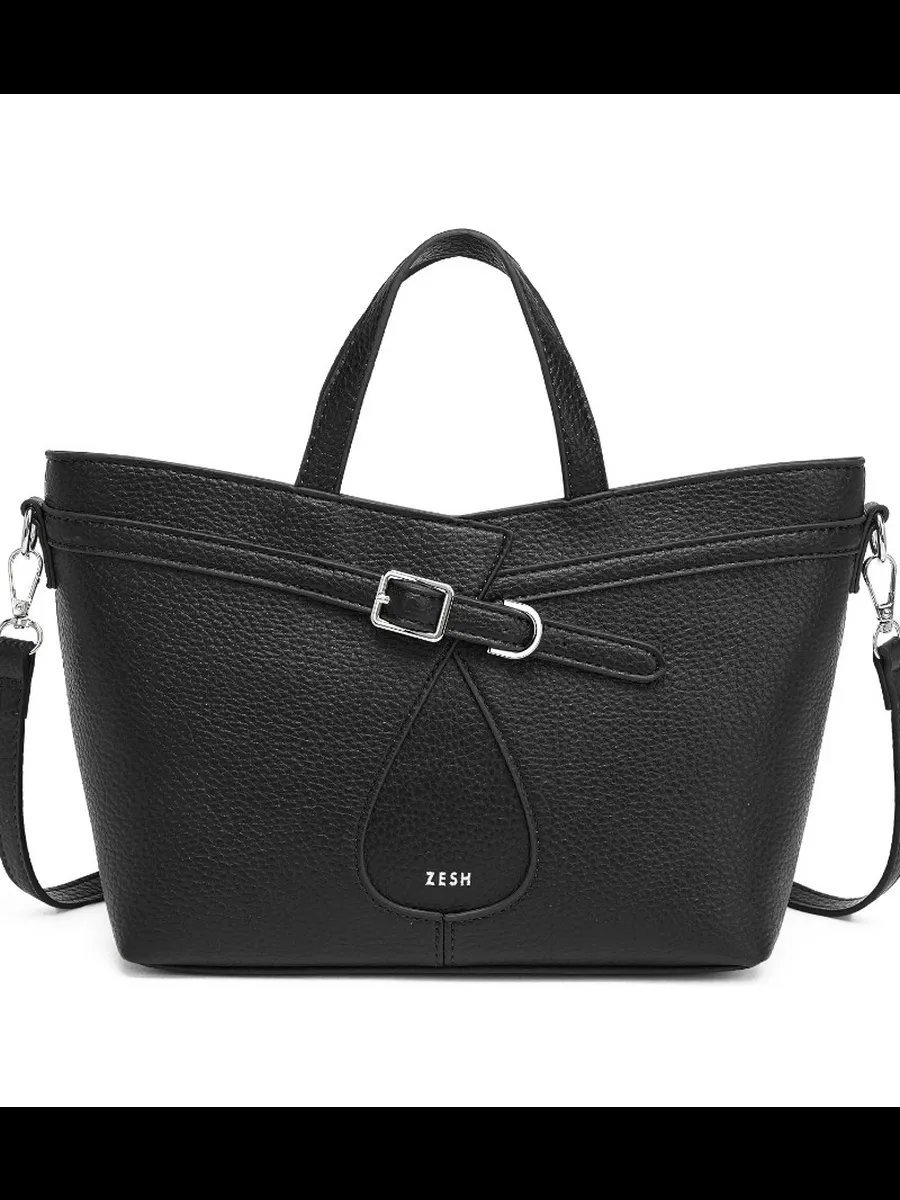 Сумка тоут Lee-Bags экокожа черный