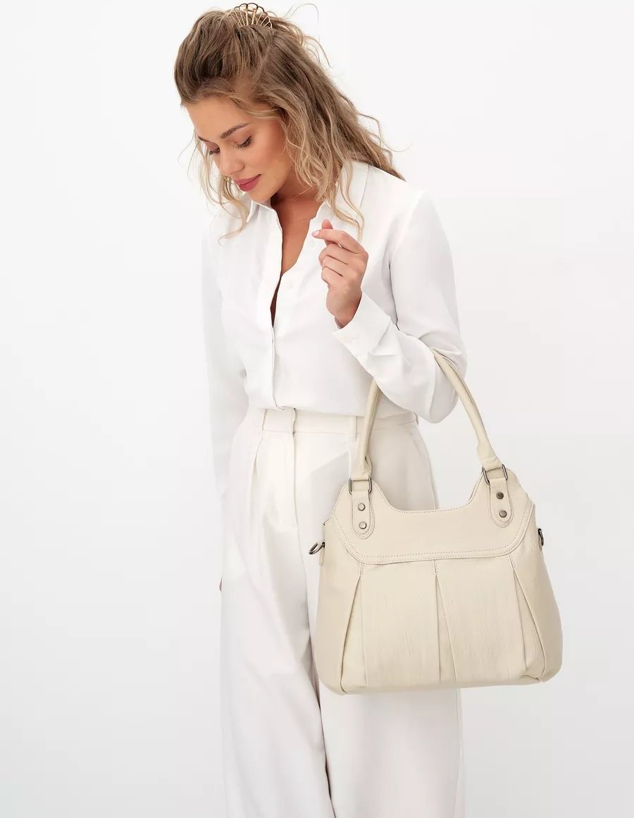 Сумка шоппер ICONIC BAGS искусственная кожа бежевый
