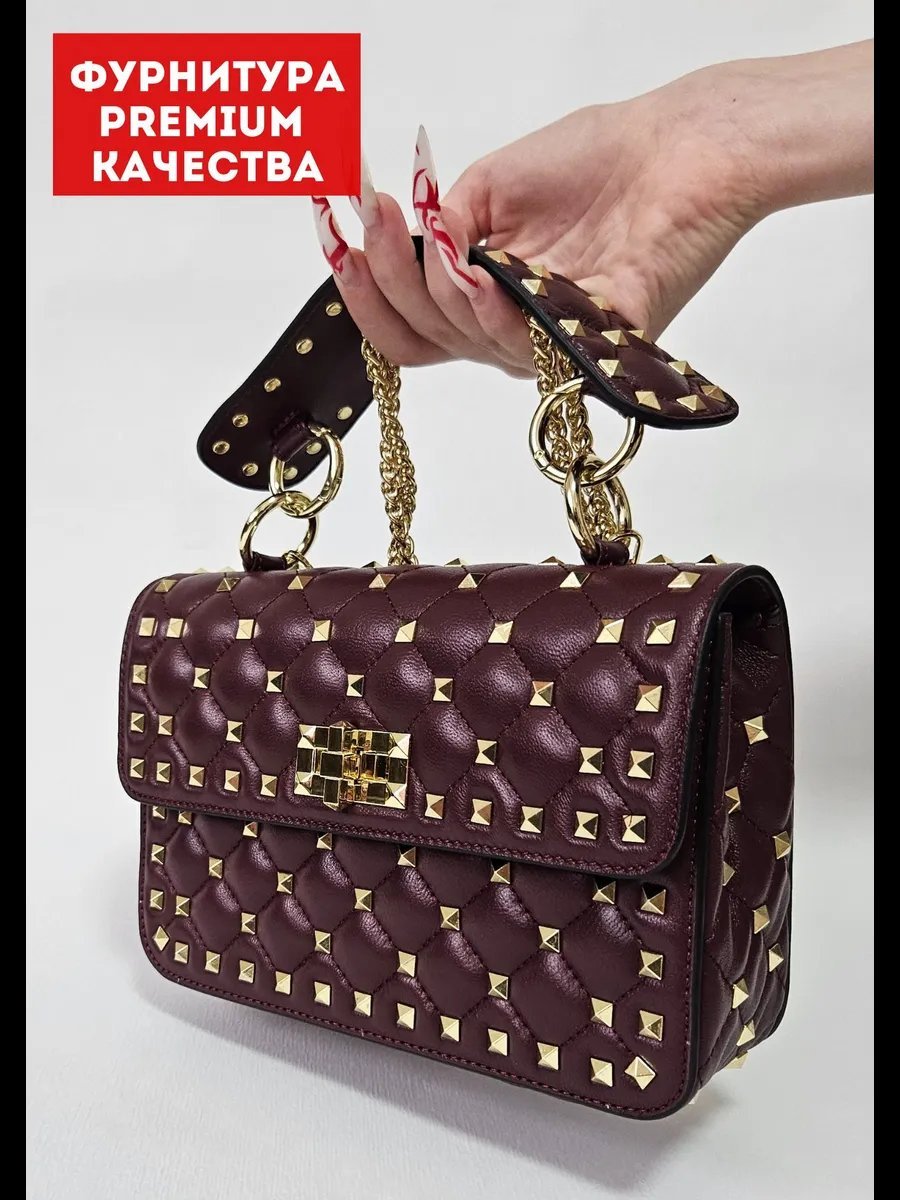 Сумка кросс-боди JULENBAGS натуральная кожа красный
