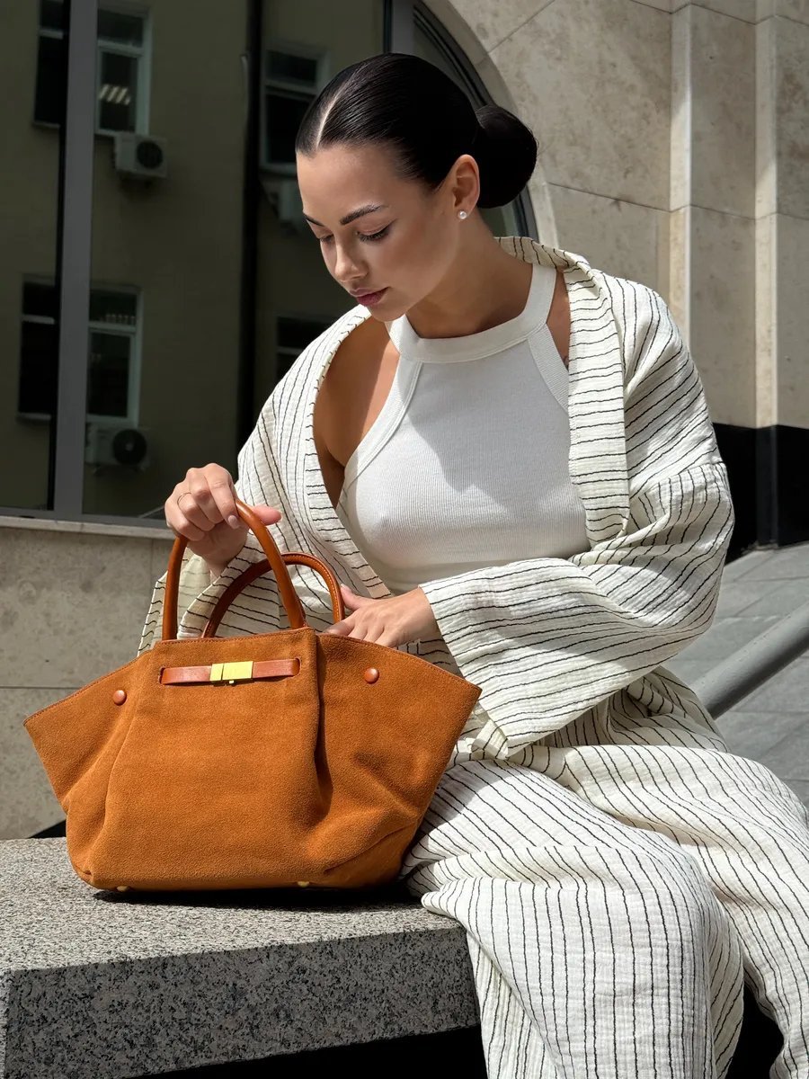 Мини-сумка Pularia Fashion натуральная кожа коричневый