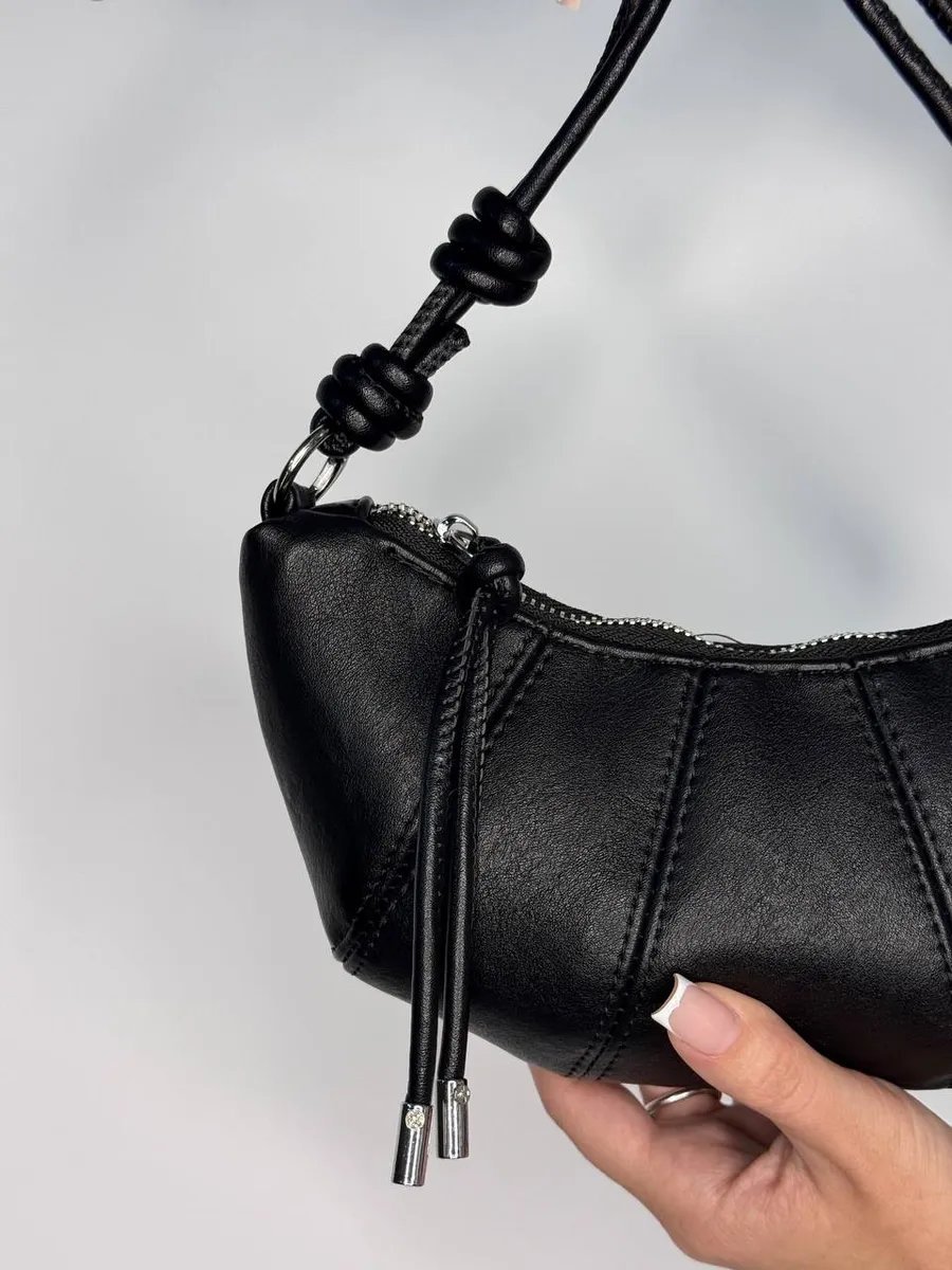 Сумка кросс-боди HYPEBAZAAR экокожа черный купить,NaN