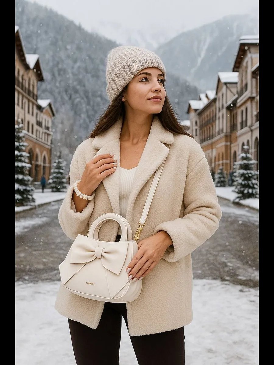 Сумка кросс-боди Lady Like Look экокожа бежевый купить,NaN