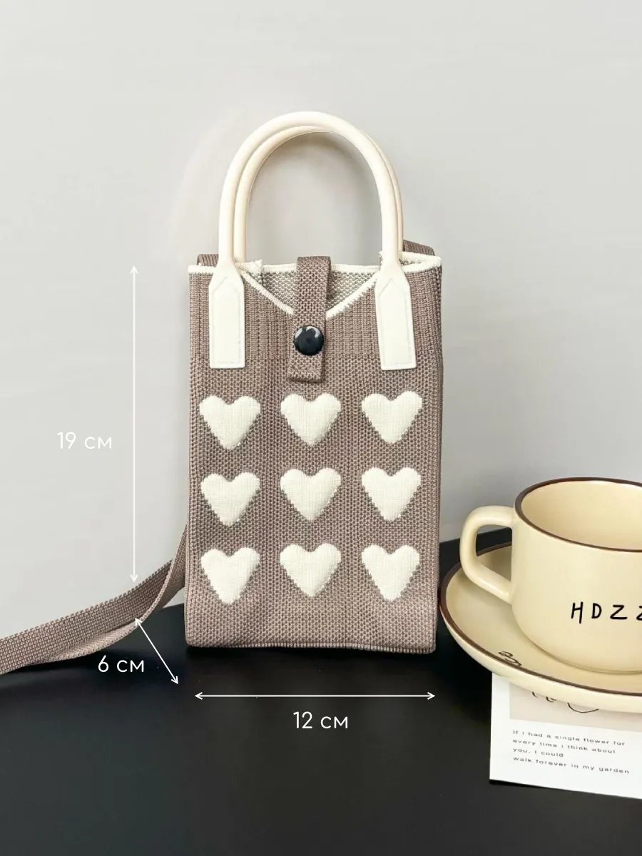 Сумка кросс-боди My only Brand текстиль коричневый купить,NaN