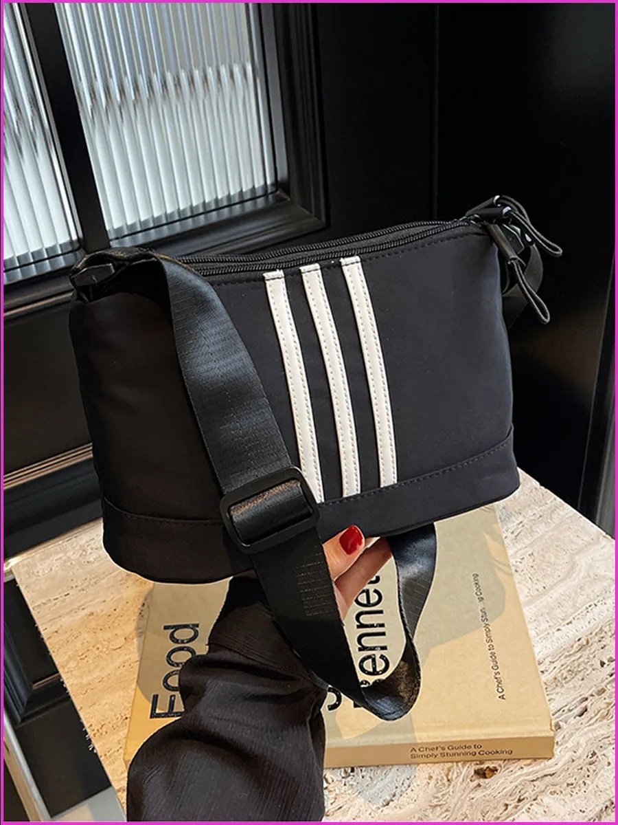 Сумка кросс-боди A&К bags плащевка черный купить,NaN