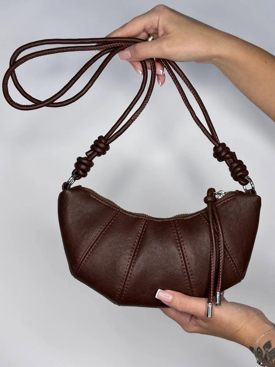 Сумка кросс-боди HYPEBAZAAR экокожа коричневый купить,NaN