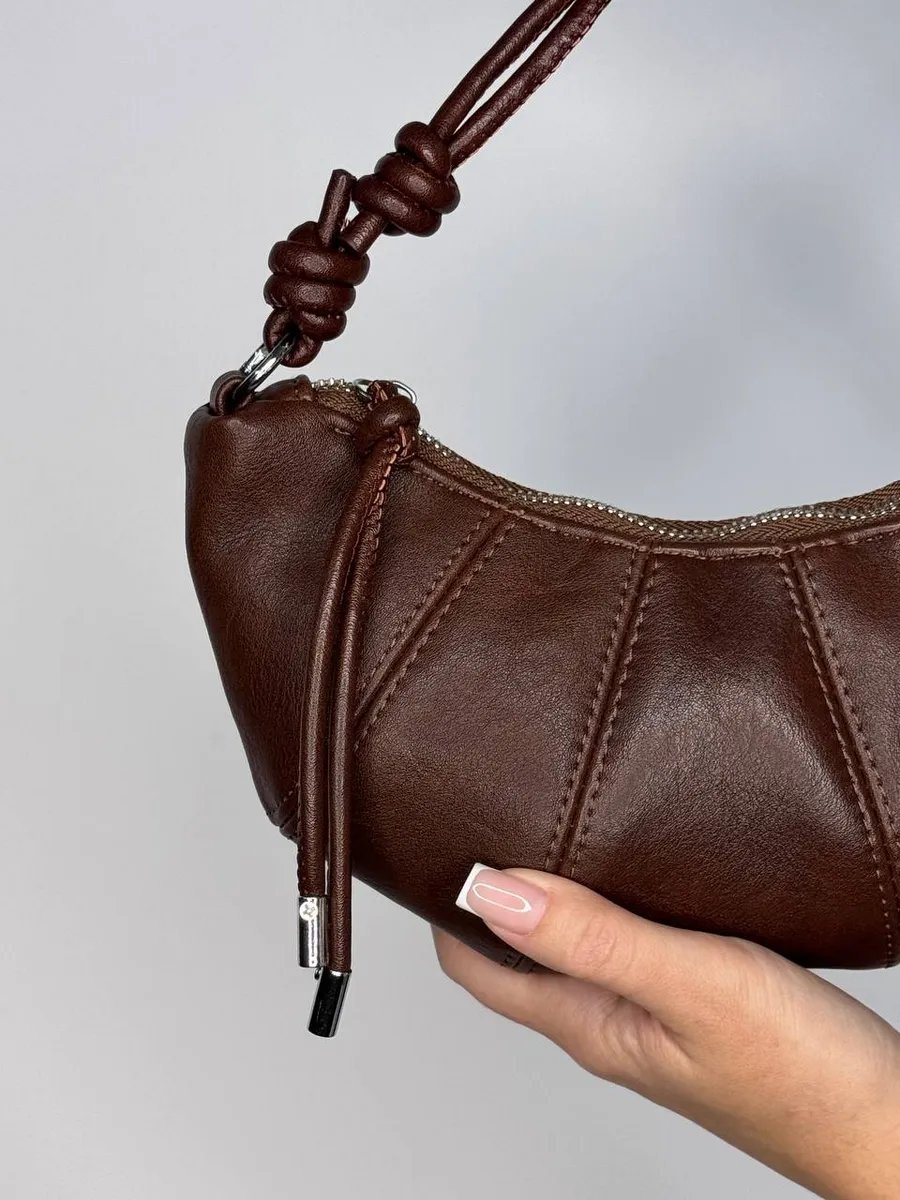 Сумка кросс-боди HYPEBAZAAR экокожа коричневый купить,NaN