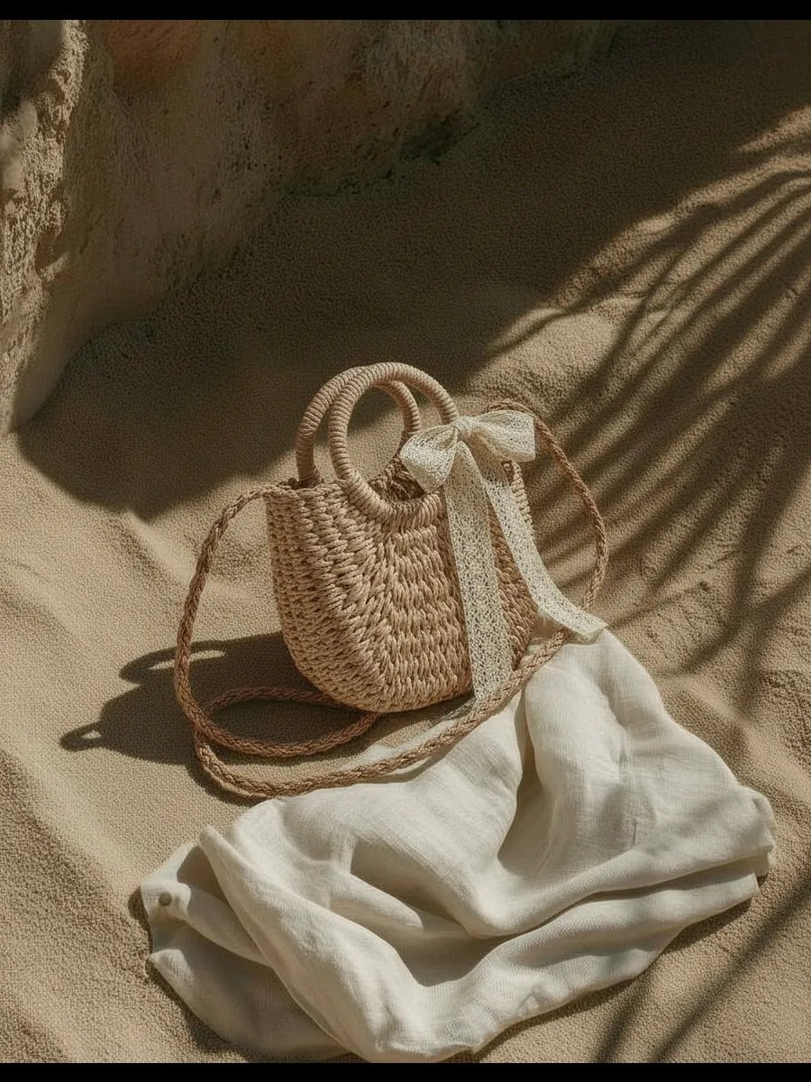 Мини-сумка LANA COLLECTION хлопок белый купить,NaN