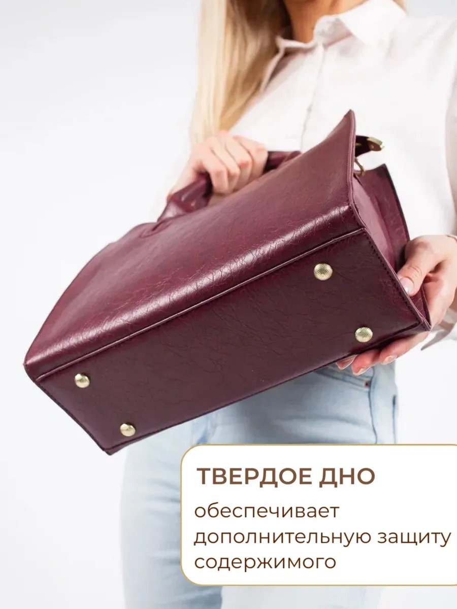 Сумка тоут MalinaBags натуральная кожа красный купить,NaN