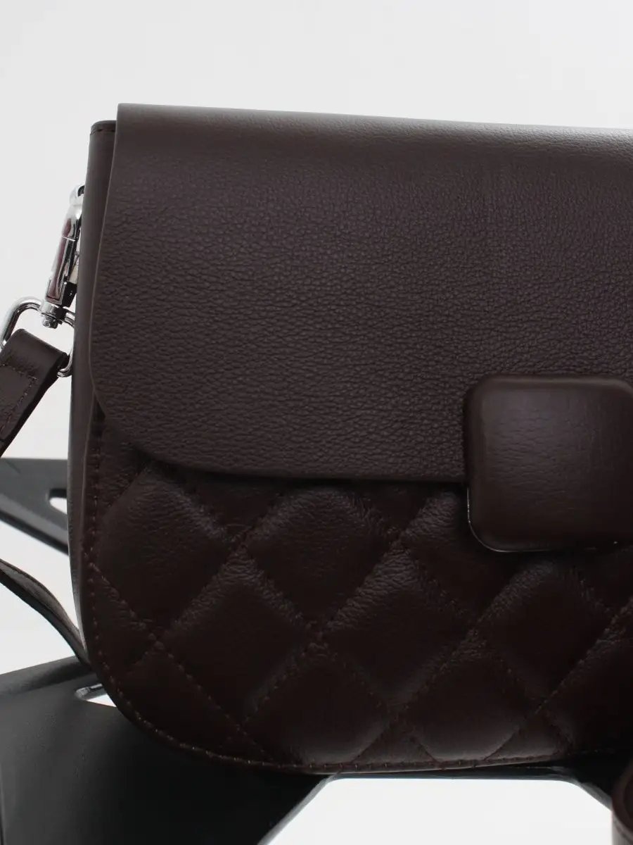 Сумка кросс-боди FoxesBag натуральная кожа коричневый купить,NaN