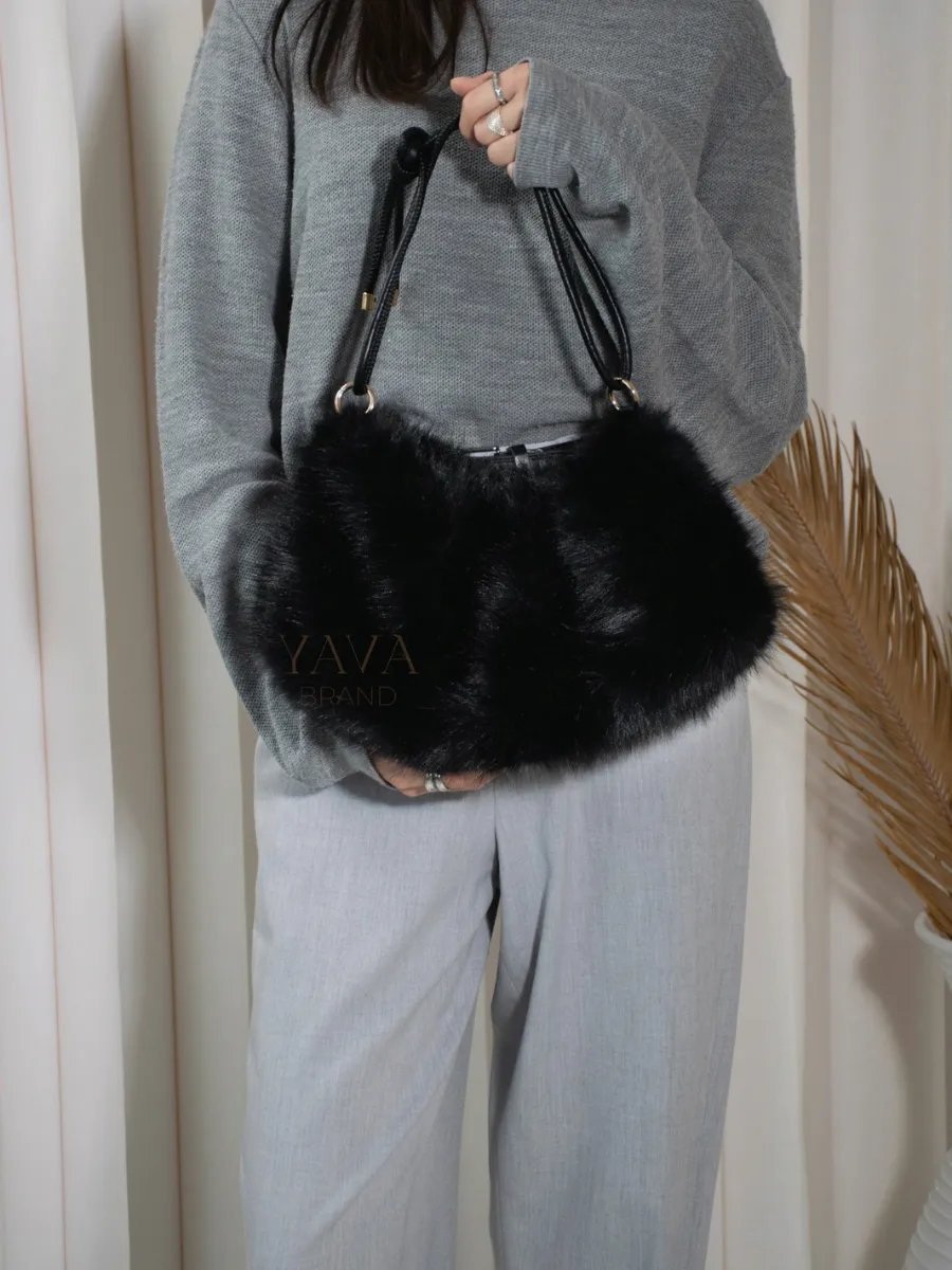 Сумка багет YAVA Brand экокожа черный купить,NaN