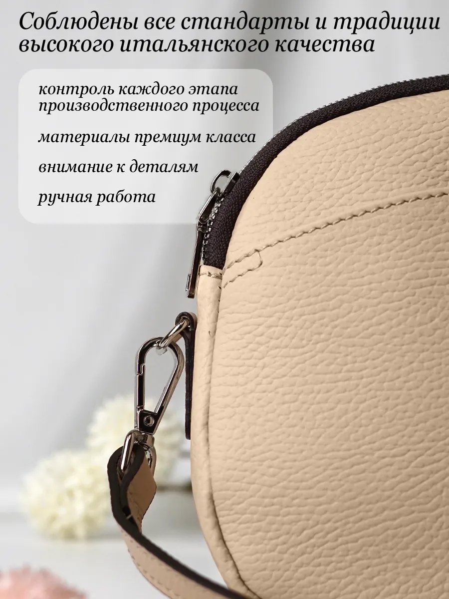 Сумка кросс-боди Barsalini Land экокожа бежевый купить,38409