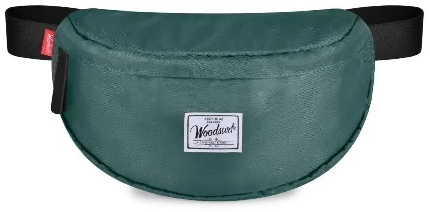 Сумка кросс-боди Woodsurf натуральная кожа зеленый купить,NaN