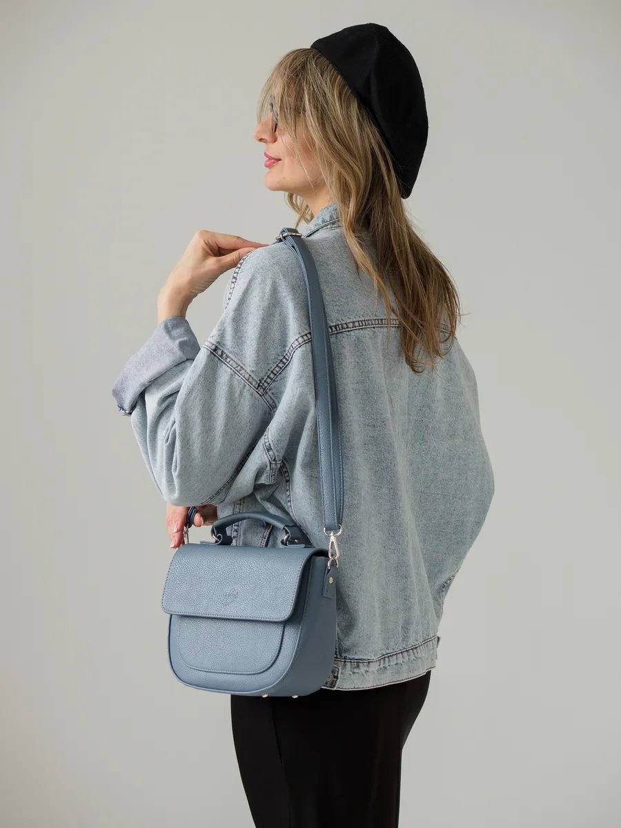Сумка кросс-боди NsBags экокожа голубой купить,NaN