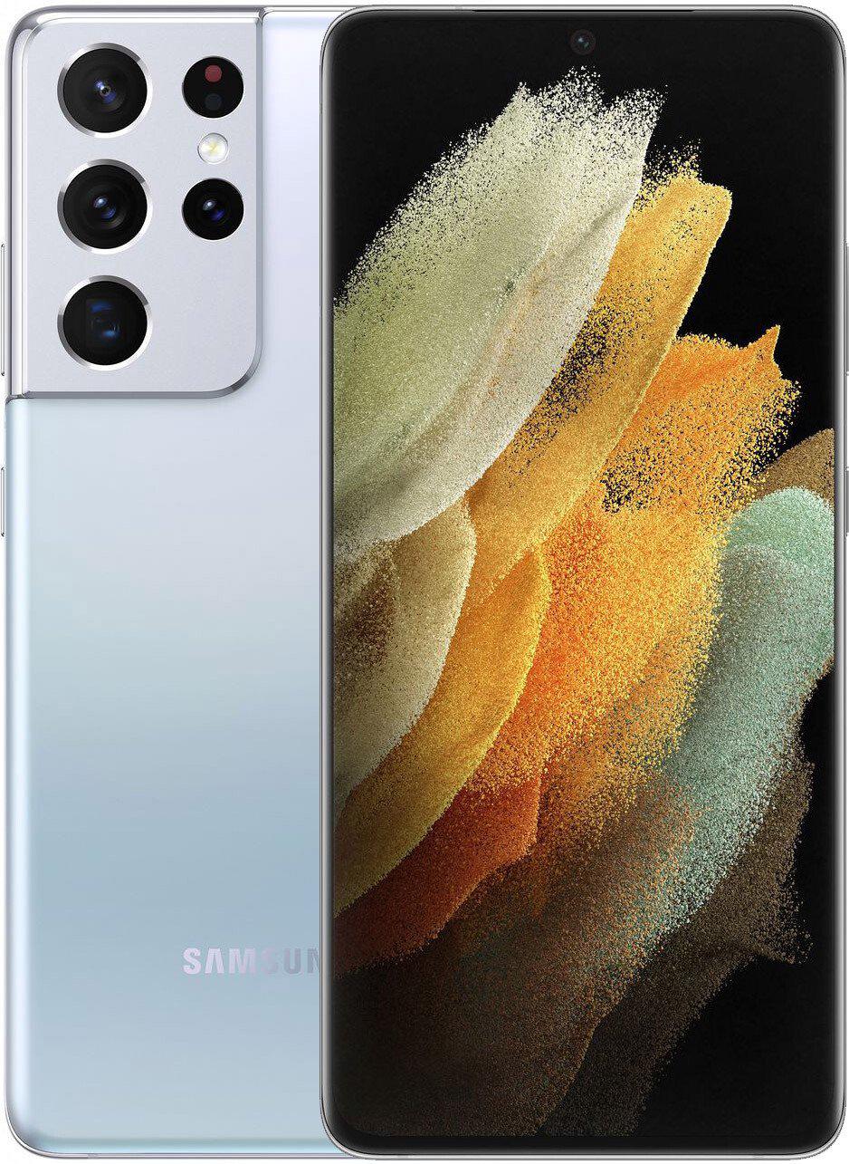 Смартфон Samsung Galaxy S21 Ultra 128Gb Phantom Silver  купить,NaN