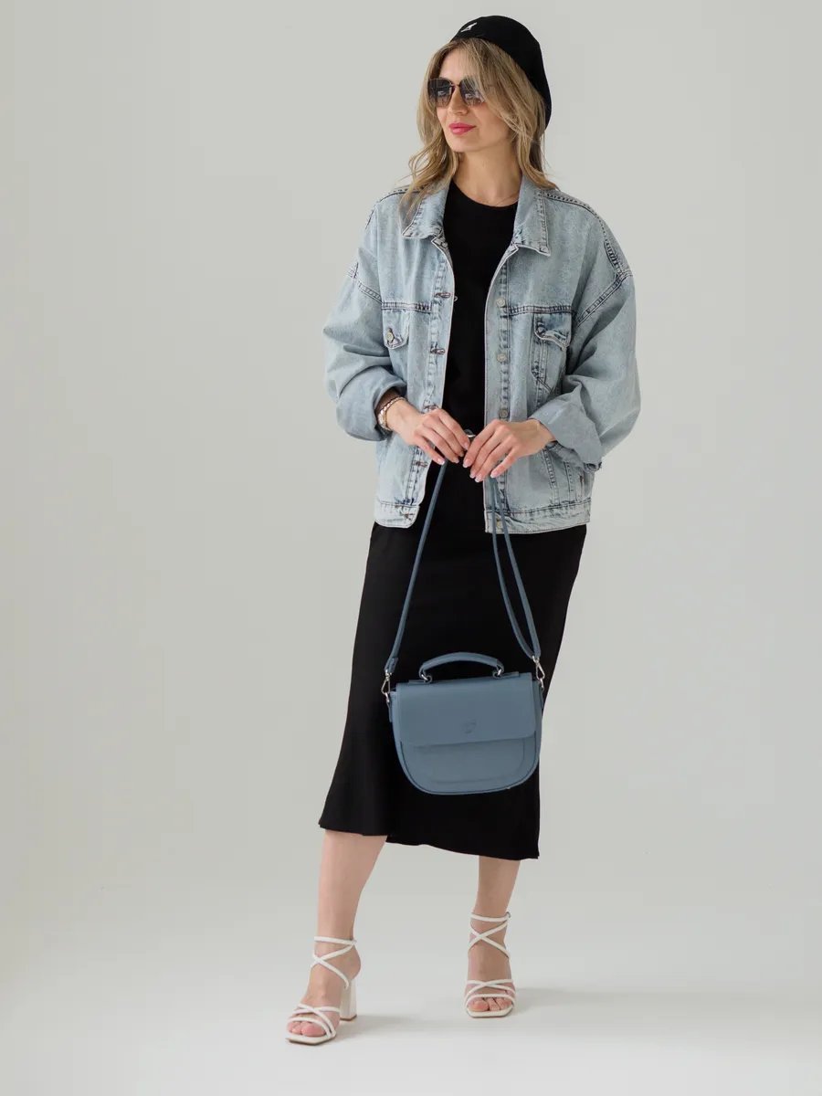 Сумка кросс-боди NsBags экокожа голубой купить,NaN
