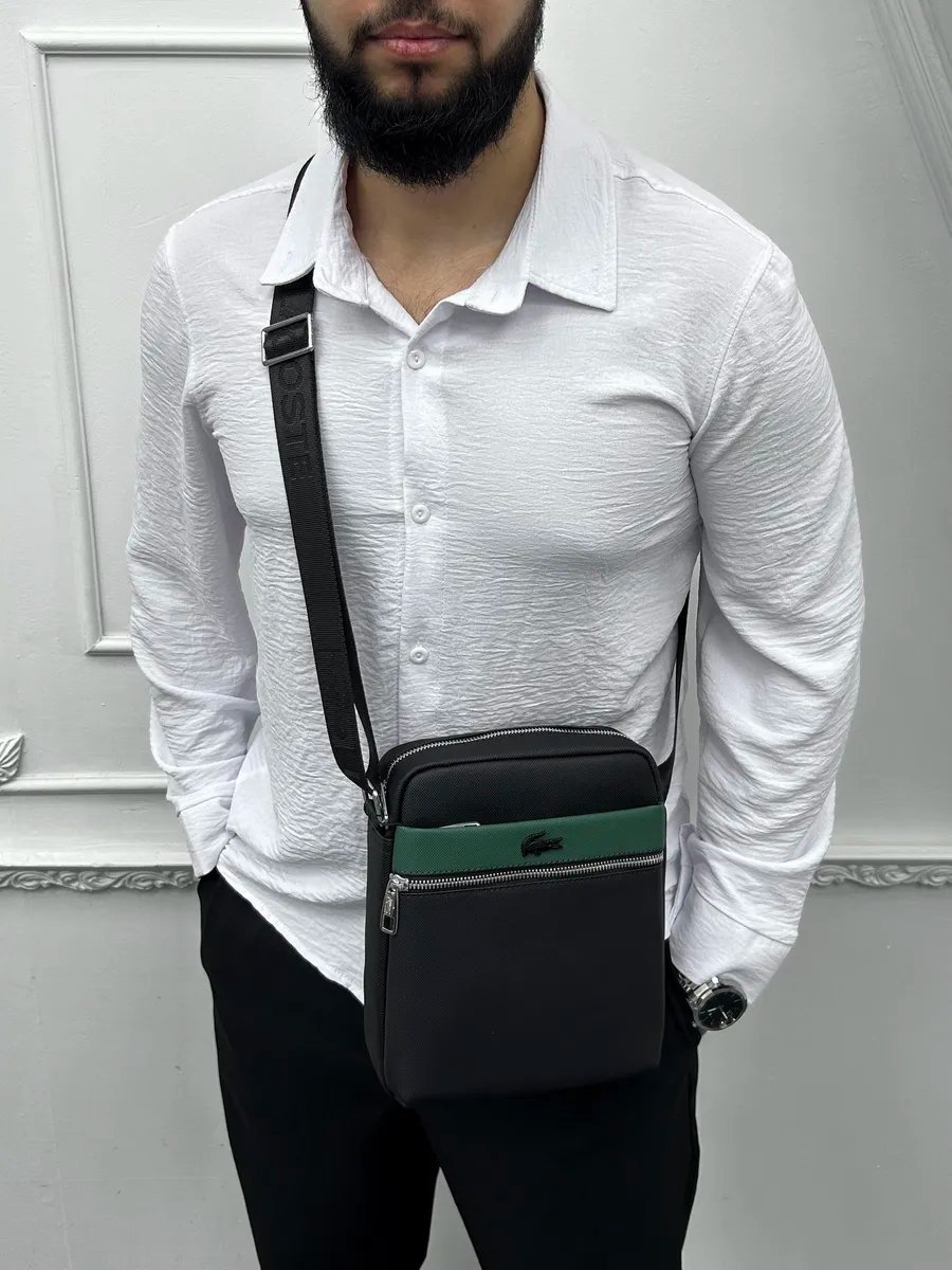 Сумка кросс-боди Bag&Watch оксфорд зеленый купить,NaN