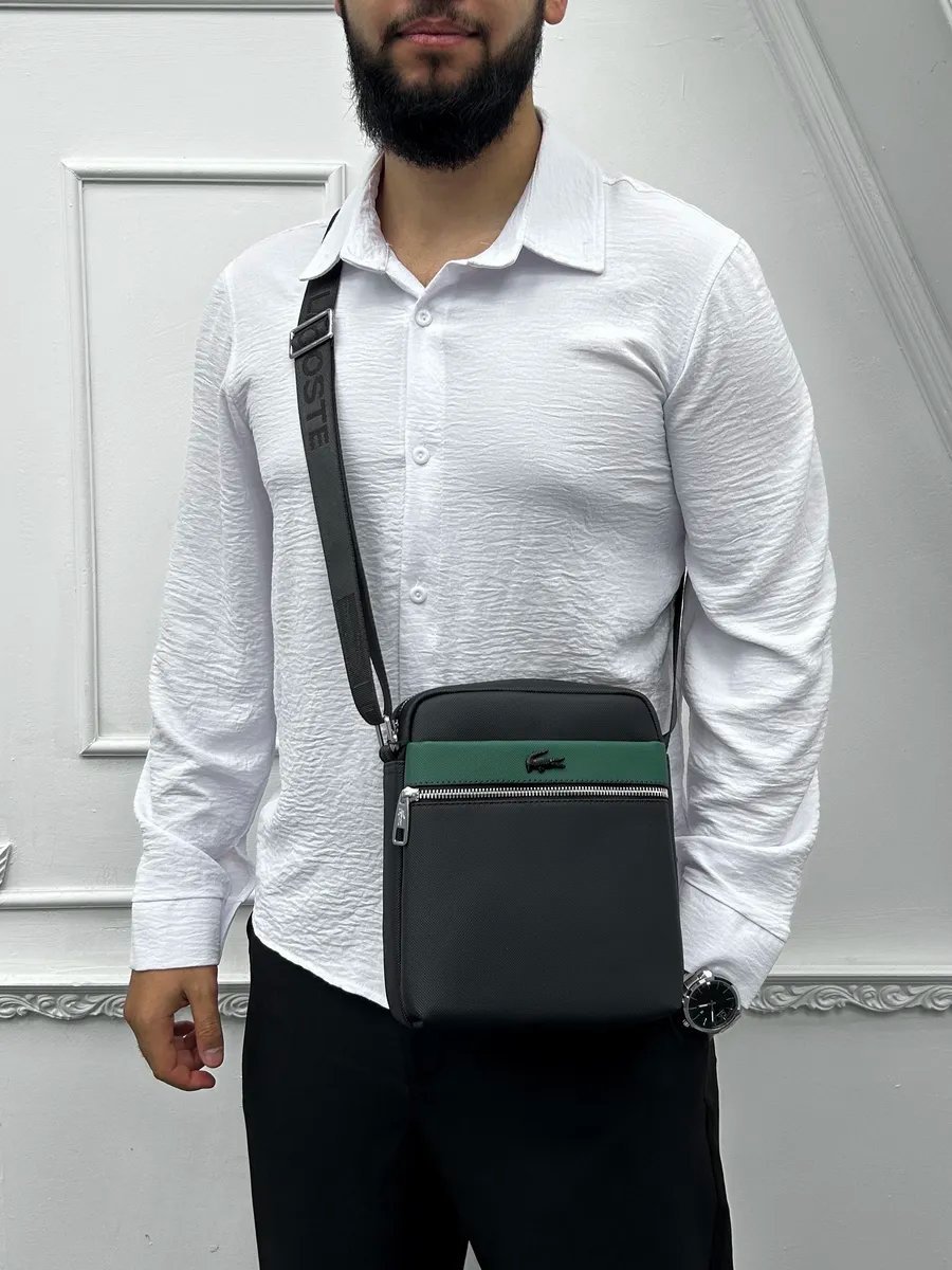 Сумка кросс-боди Bag&Watch оксфорд зеленый купить,NaN