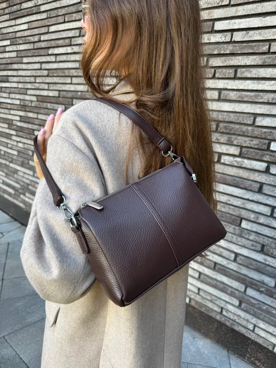 Сумка кросс-боди I Moda экокожа коричневый купить,NaN