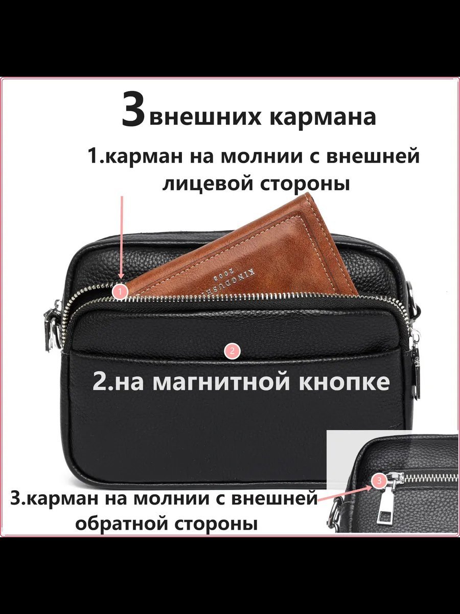Сумка кросс-боди натуральная кожа черный купить,NaN