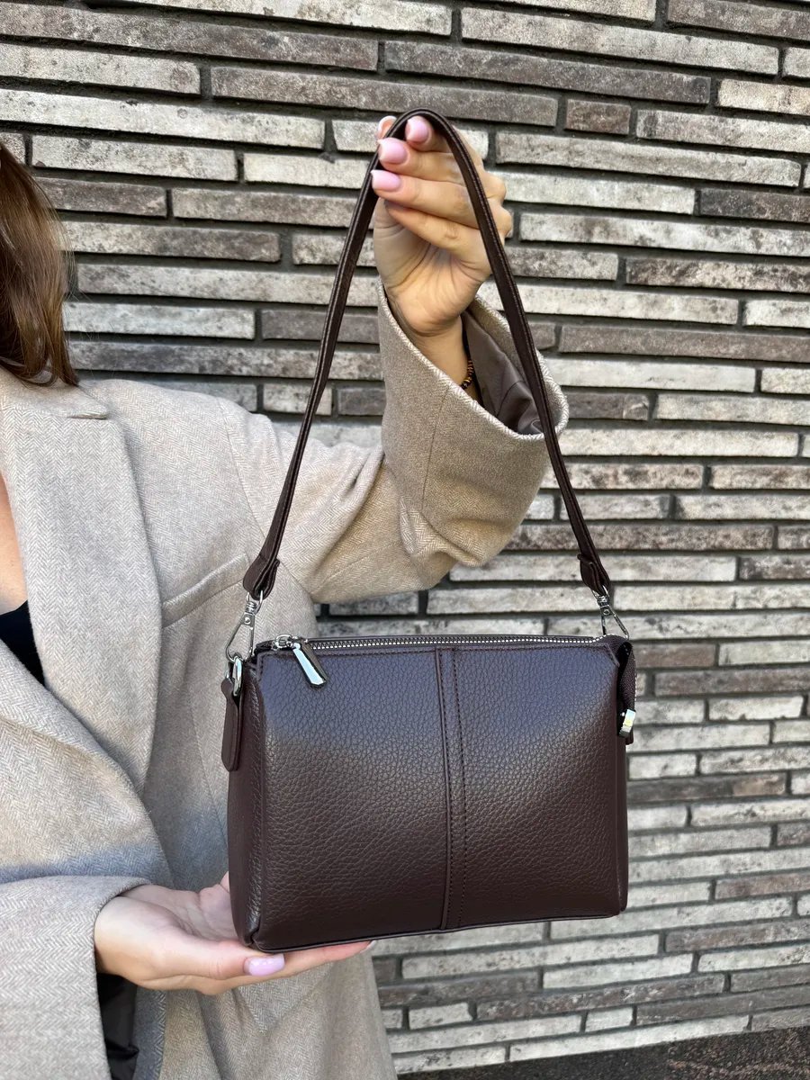 Сумка кросс-боди I Moda экокожа коричневый купить,NaN