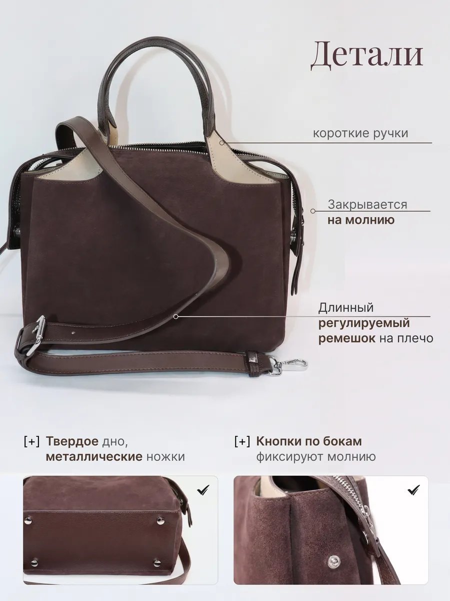 Мини-сумка Pularia Fashion текстиль коричневый купить,NaN