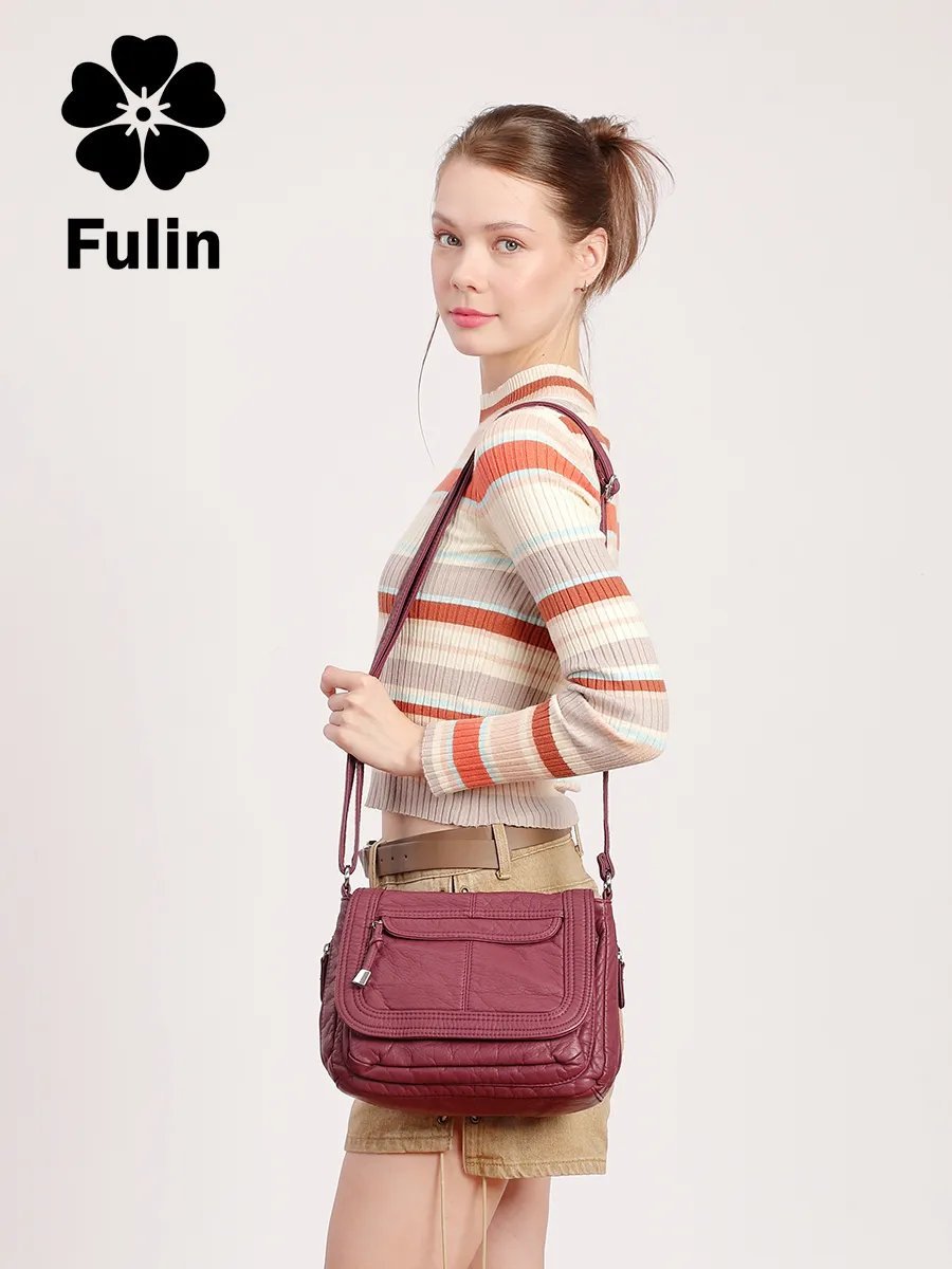 Сумка багет FULIN экокожа красный купить,NaN