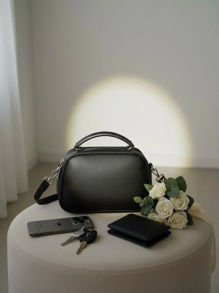 Сумка кросс-боди V&R Collection экокожа черный купить,NaN