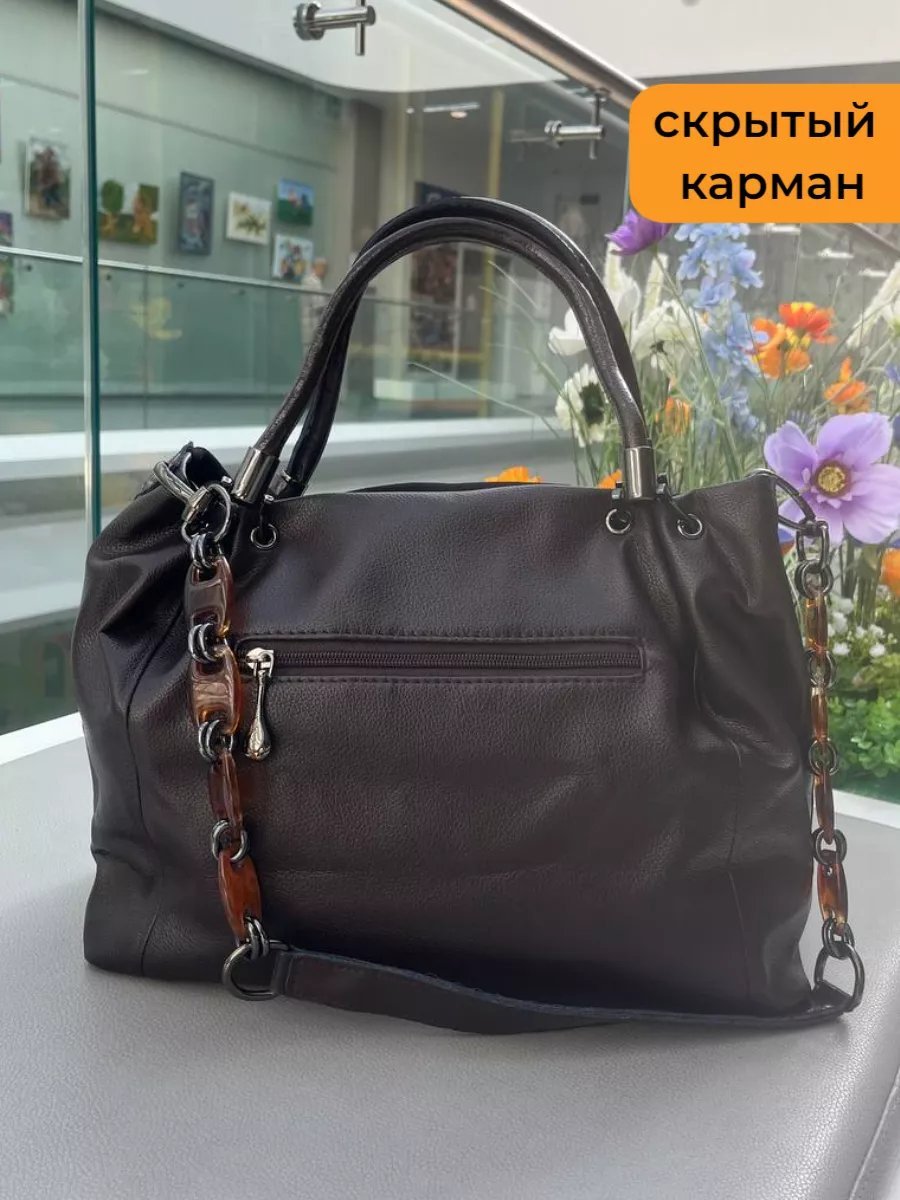 Мини-сумка МОДНЫЕ ТЕНДЕНЦИИ экокожа коричневый купить,NaN