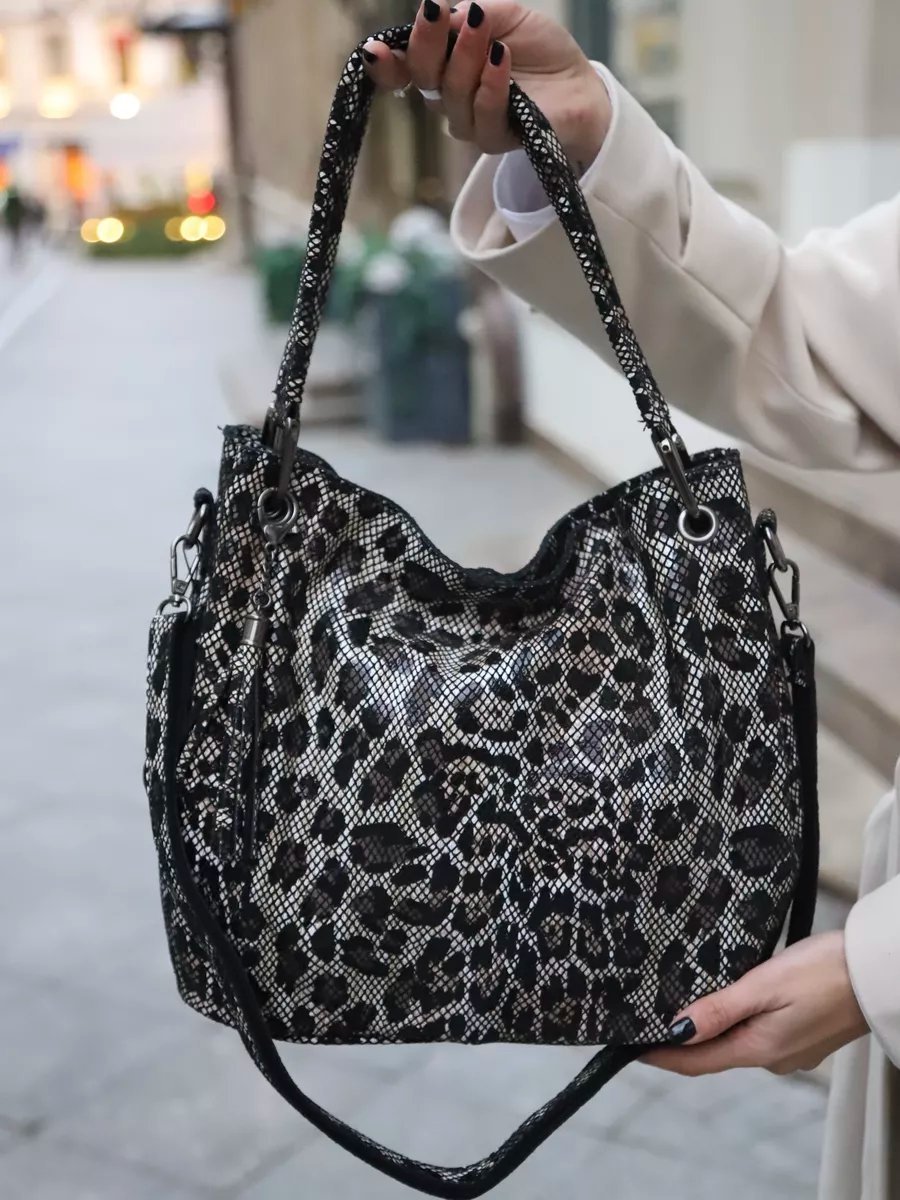 Сумка багет A&U BAGS текстиль коричневый купить,86142