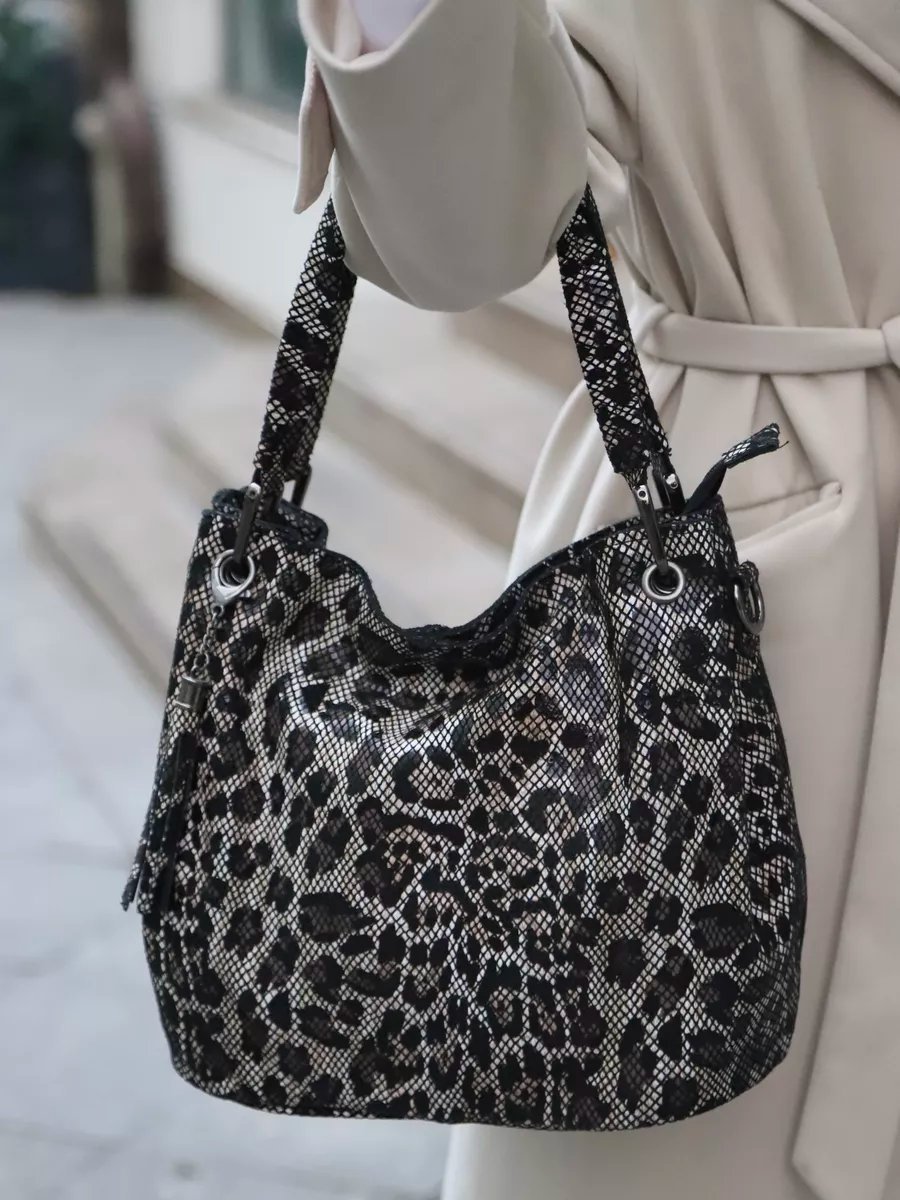 Сумка багет A&U BAGS текстиль коричневый купить,86142