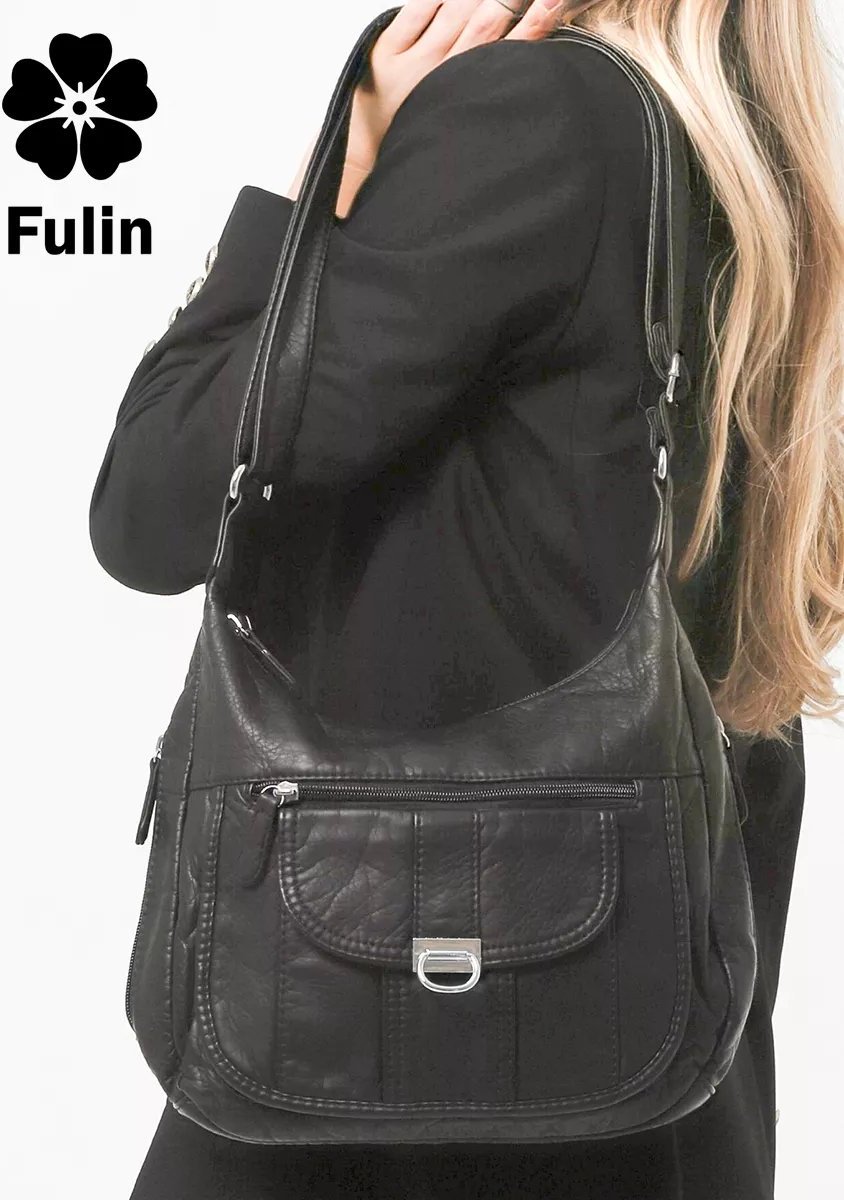 Мини-сумка FULIN экокожа черный купить,NaN
