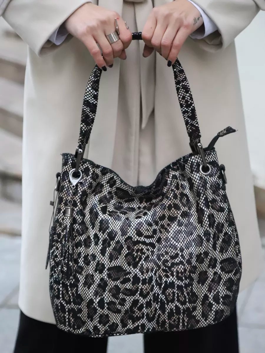 Сумка багет A&U BAGS текстиль коричневый купить,86142